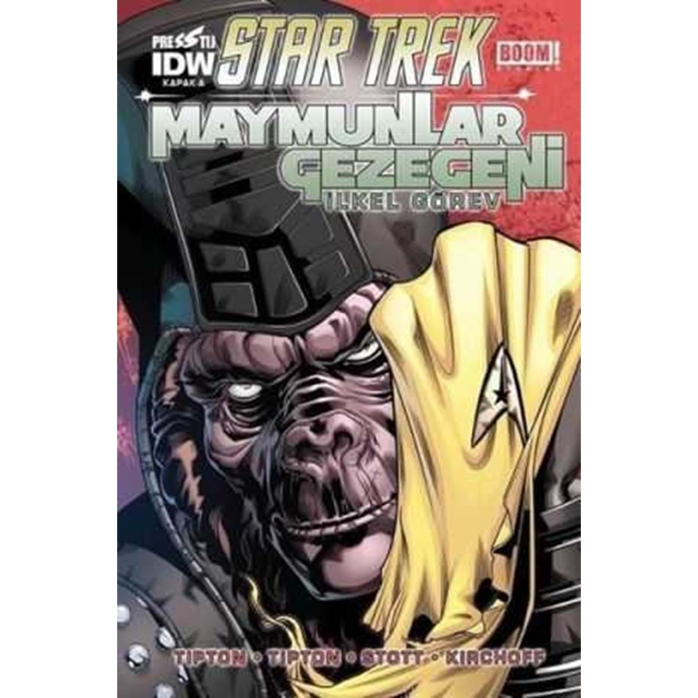 STAR TREK MAYMUNLAR GEZEGENİ İLKEL GÖREV A KAPAK