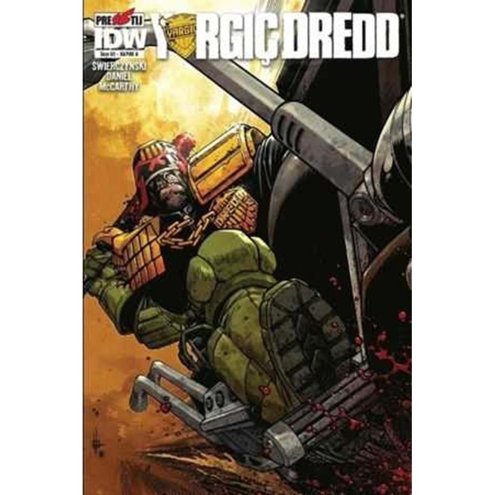 YARGIÇ DREDD SAYI 2 A KAPAK