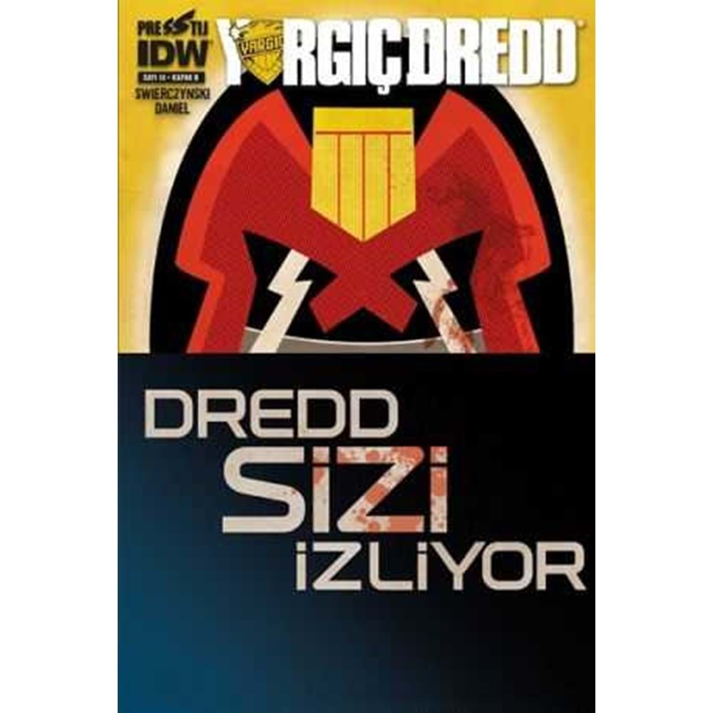 YARGIÇ DREDD SAYI 10 B KAPAK