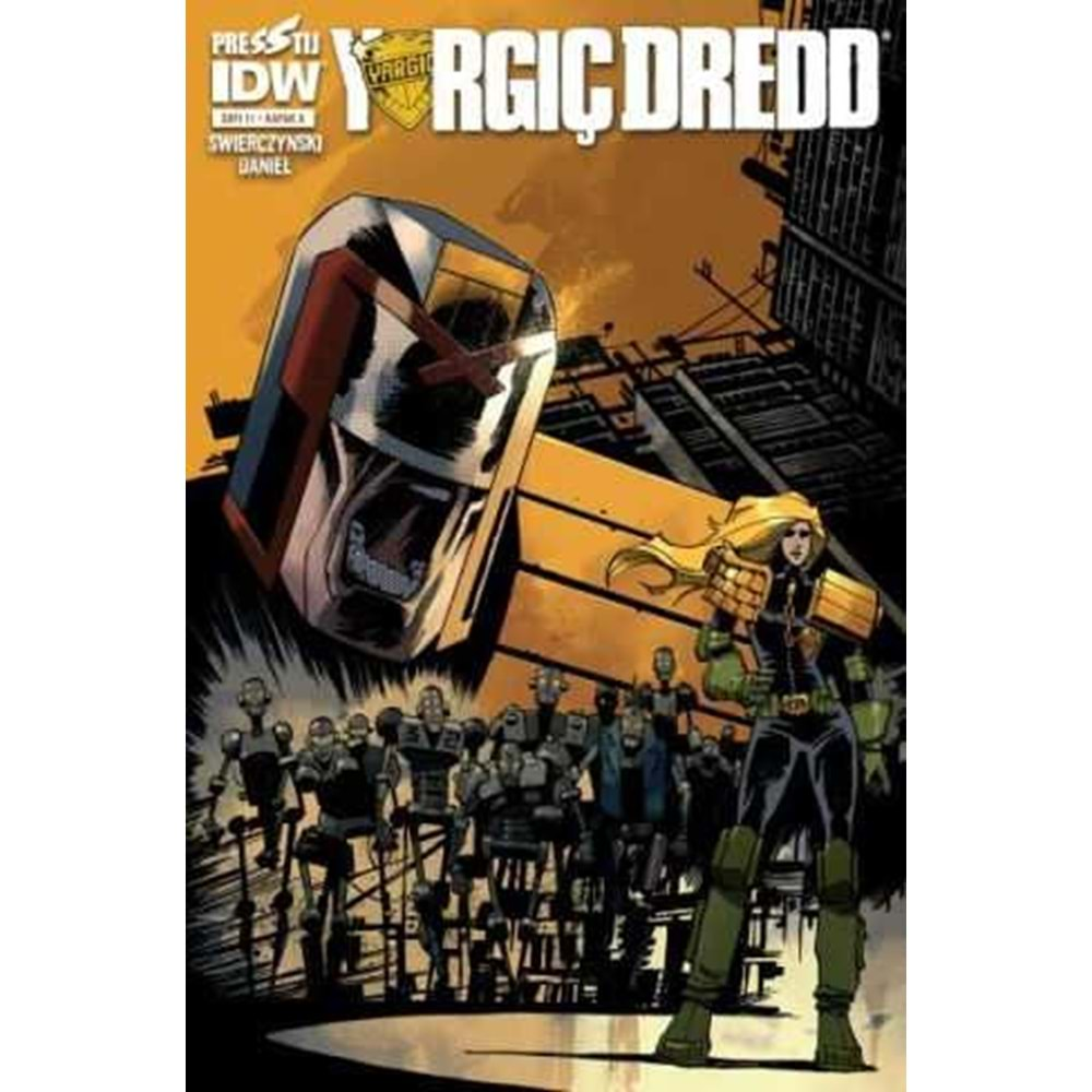 YARGIÇ DREDD SAYI 11 A KAPAK