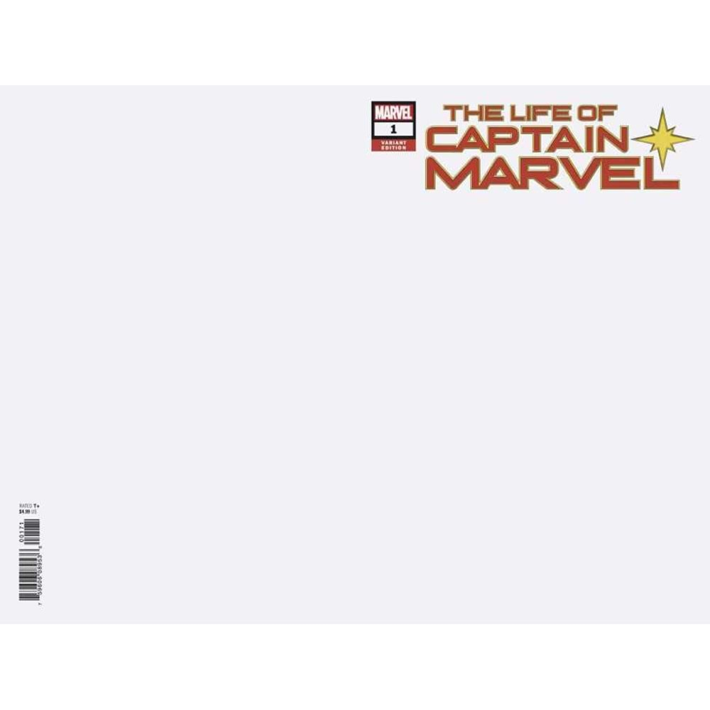 LIFE OF CAPTAIN MARVEL # 1 BLANK VARIANT