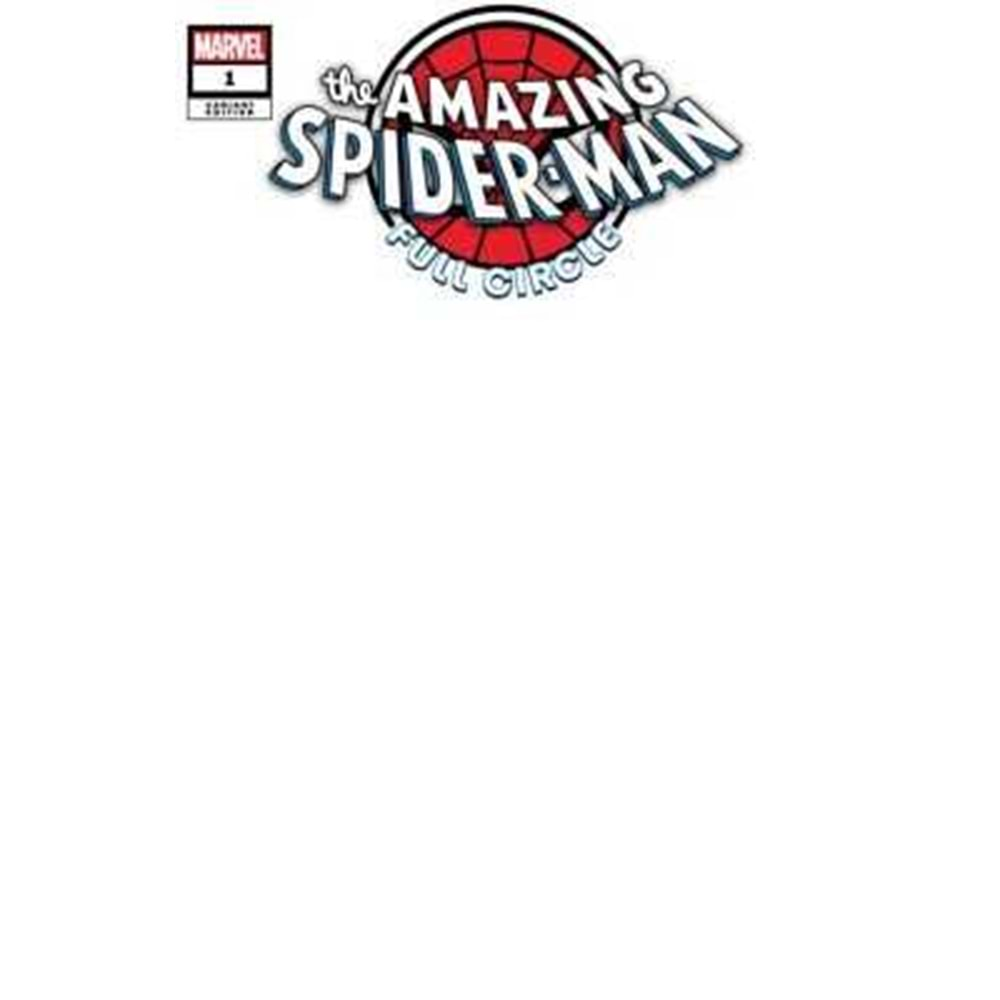 AMAZING SPIDER-MAN FULL CIRCLE # 1 BLANK COVER