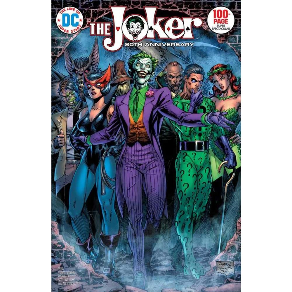 JOKER 80TH ANNIVERSARY 100 PAGE SUPER SPECTACULAR # 1 1970S JIM LEE VARIANT