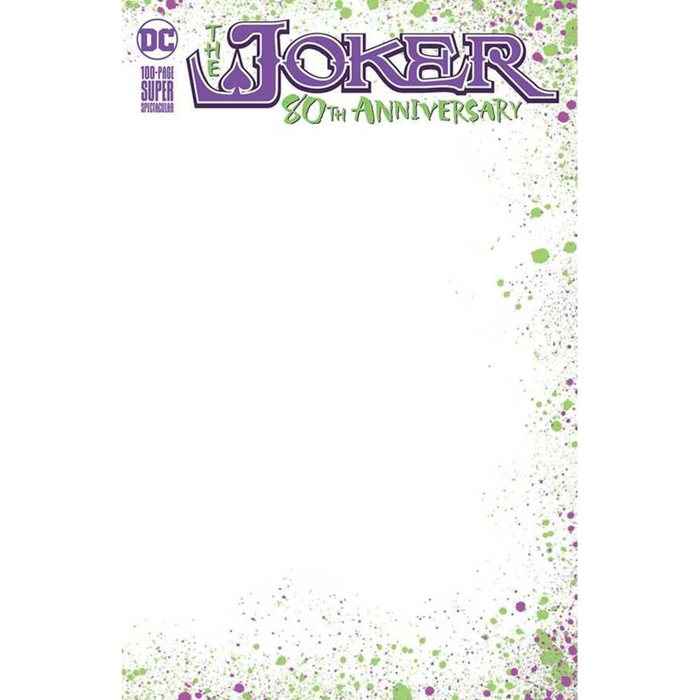 Joker 80th Anniversary 100 Page Super Spectacular # 1 Blank