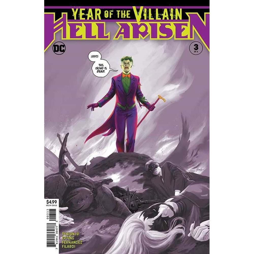 YEAR OF THE VILLAIN HELL ARISEN # 3 THIRD PRINTING