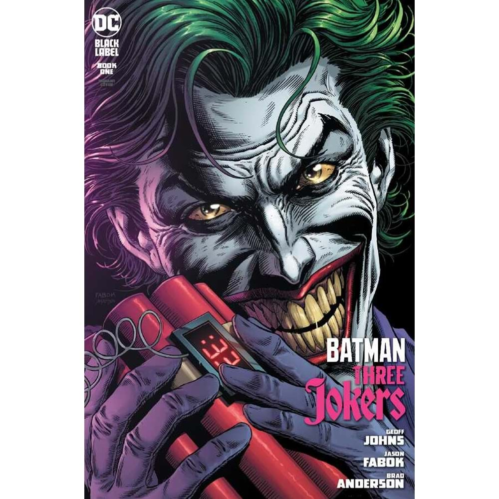 BATMAN THREE JOKERS # 1 PREMIUM VARIANT C JOKER BOMB