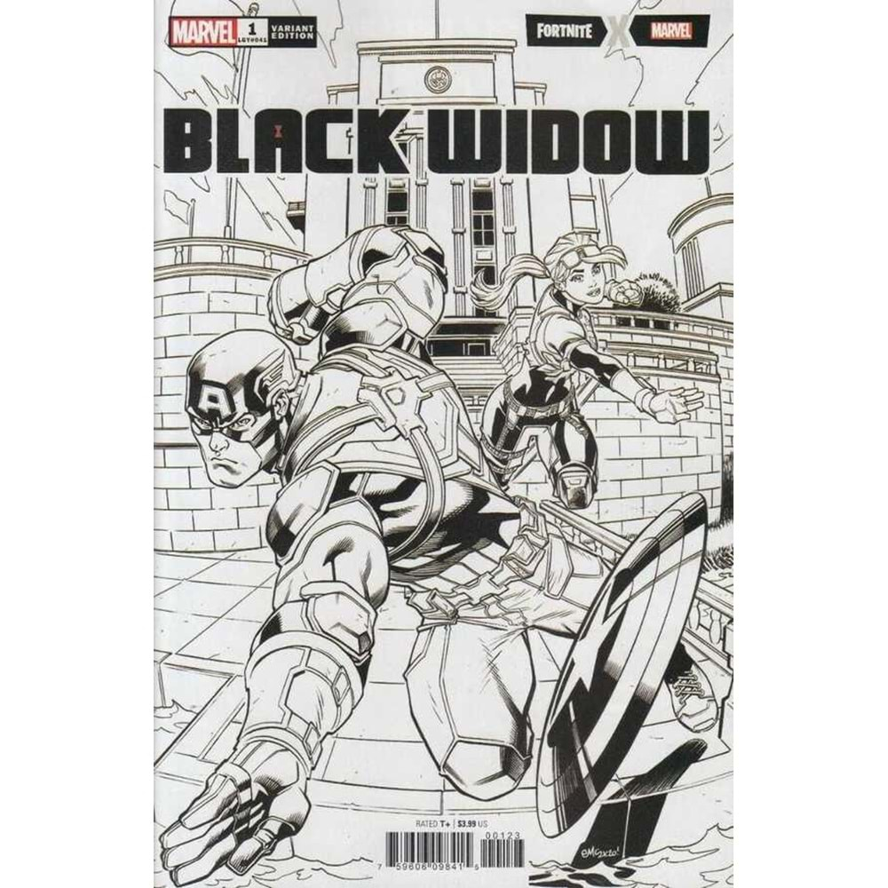 BLACK WIDOW (2020) # 1 SURPRISE FORTNITE SKECTH VARIANT