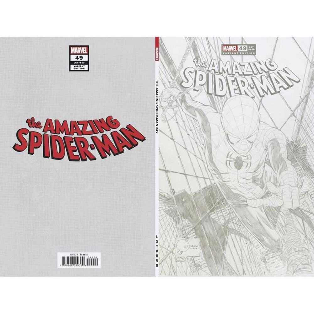 AMAZING SPIDER-MAN (2018) # 49 (850) 1:100 QUESADA SKETCH VARIANT