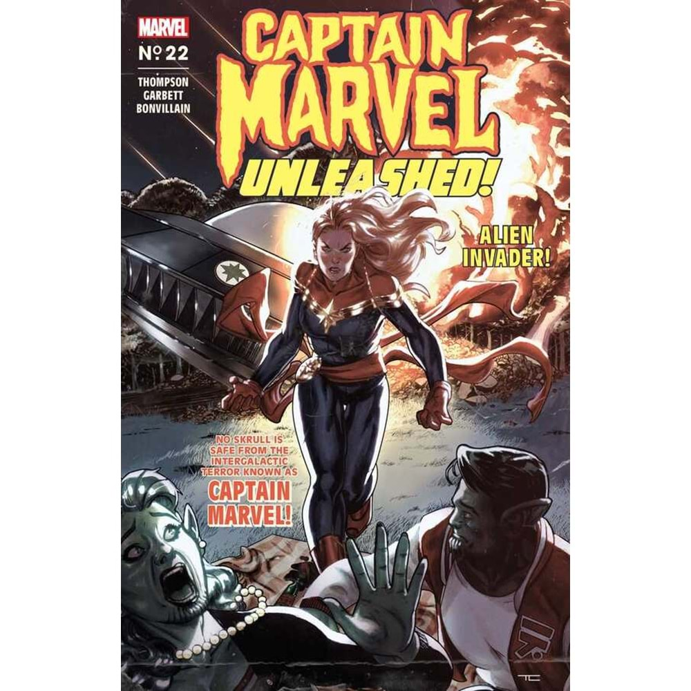 CAPTAIN MARVEL (2019) # 22 CLARKE CAPTAIN MARVEL UNLEASHED HORROR VARIANT