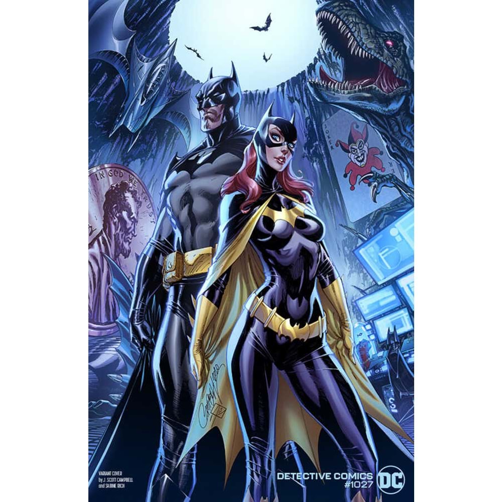 DETECTIVE COMICS (2016) # 1027 COVER C J SCOTT CAMPBELL BATMAN BATGIRL VARIANT