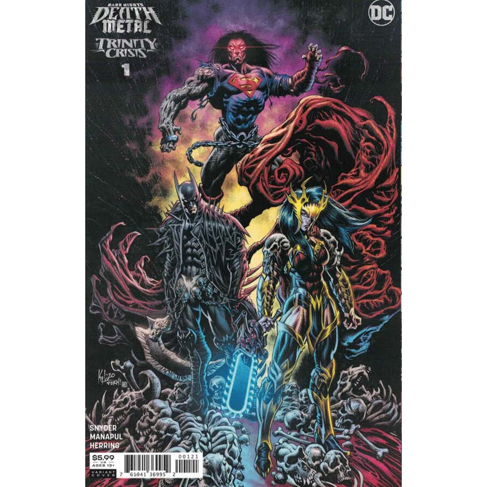 DARK NIGHTS DEATH METAL TRINITY CRISIS # 1 1:25 HOTZ VARIANT