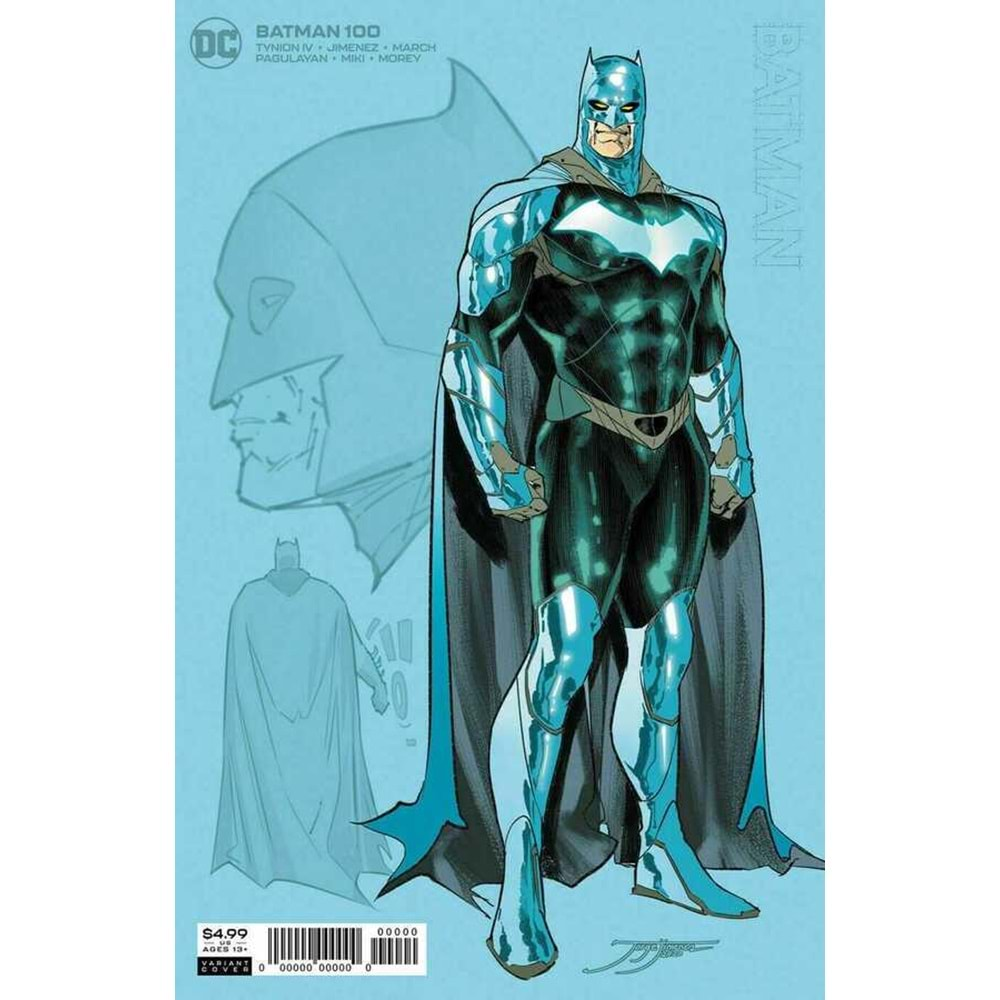 BATMAN (2016) # 100 1:25 BATMAN DESIGN VARIANT