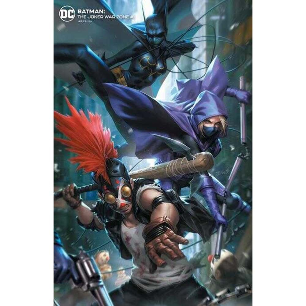 BATMAN JOKER WAR ZONE # 1 (ONE-SHOT) DERRICK CHEW CARD STOCK VARIANT