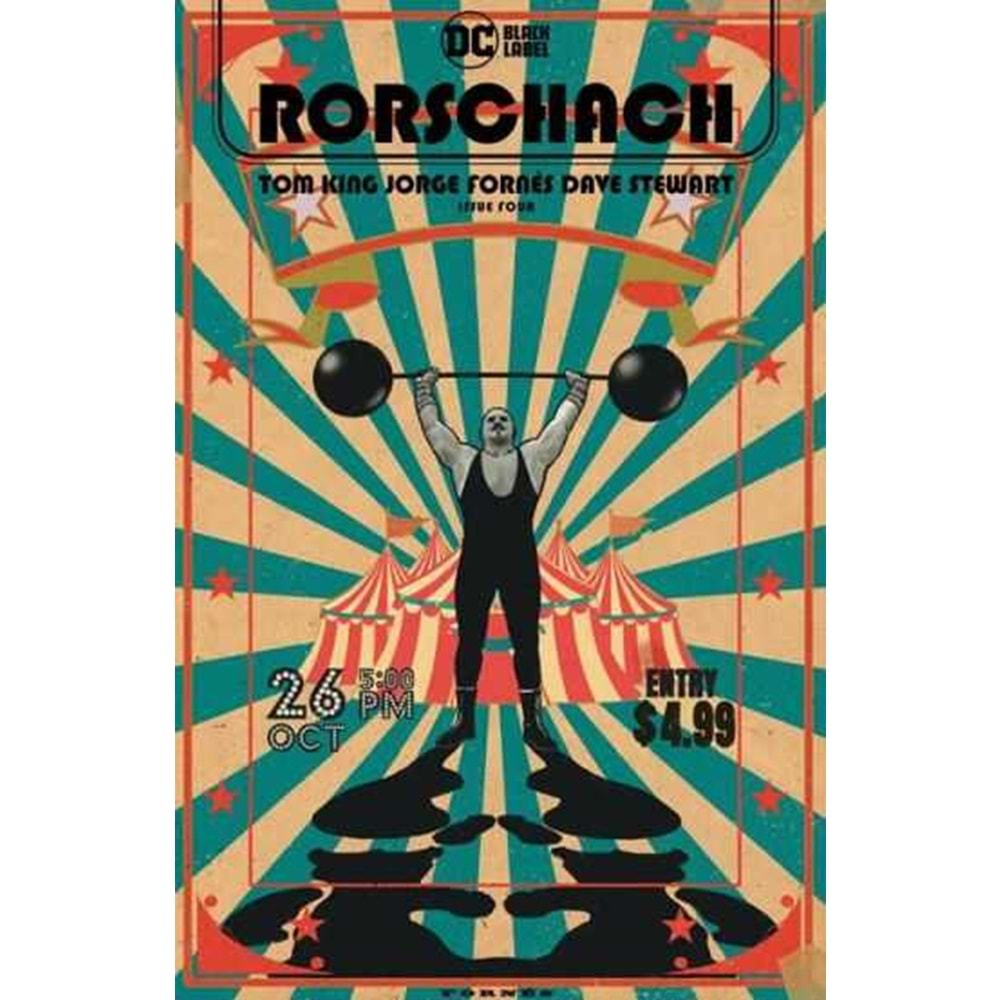 RORSCHACH # 4 (OF 12) COVER A JORGE FORNES