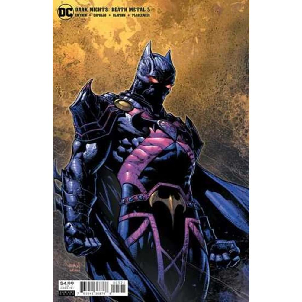 DARK NIGHTS DEATH METAL # 5 DAVID FINCH PITCH BLACK MARTIAN MANHUNTER VARIANT