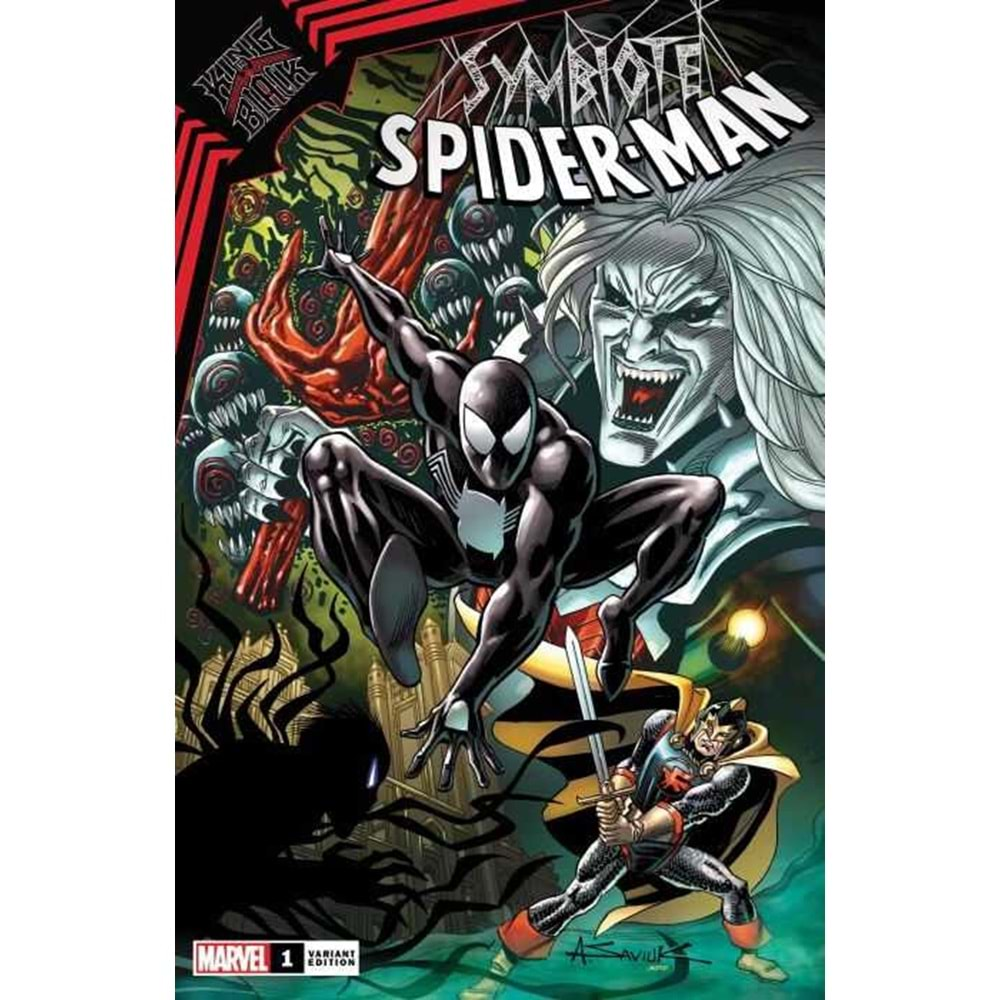 SYMBIOTE SPIDER-MAN KING IN BLACK # 1 1:25 SAVIUK VARIANT