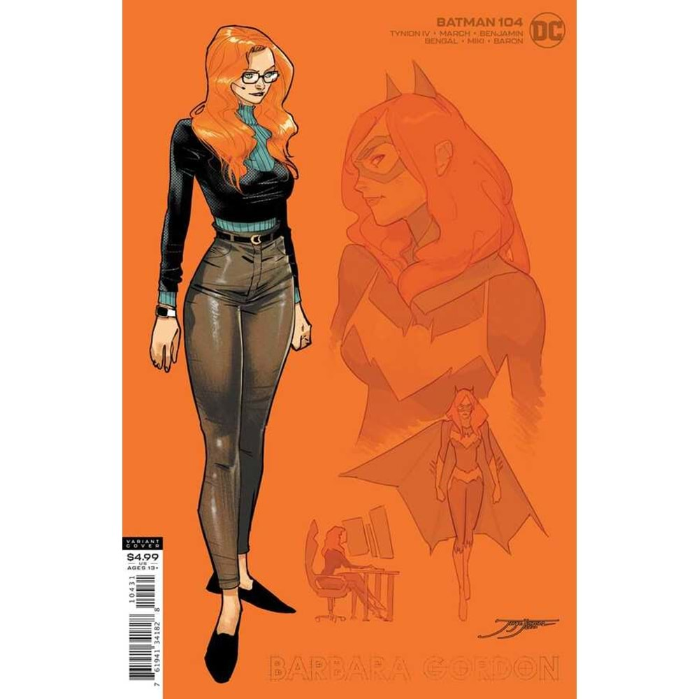 BATMAN (2016) # 104 1:25 BARBARA GORDON DESIGN VARIANT