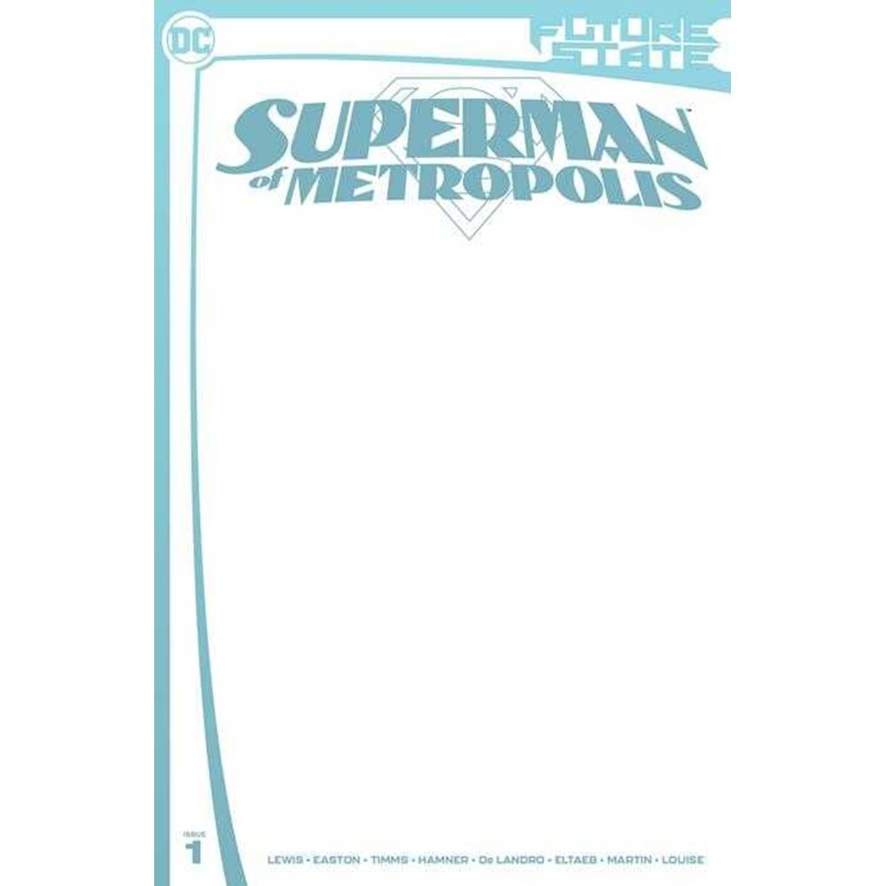 FUTURE STATE SUPERMAN OF METROPOLIS # 1 (OF 2) CVR C BLANK CARD STOCK VAR