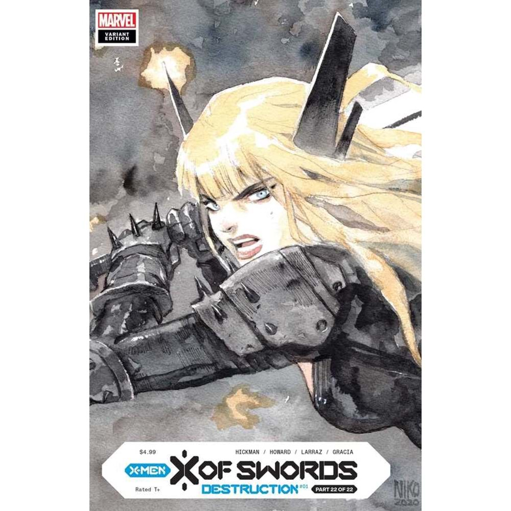 X OF SWORDS DESTRUCTION # 1 HENRICHON LCSD VARIANT