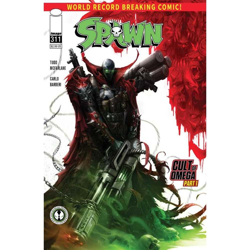 SPAWN # 311 COVER C MATTINA