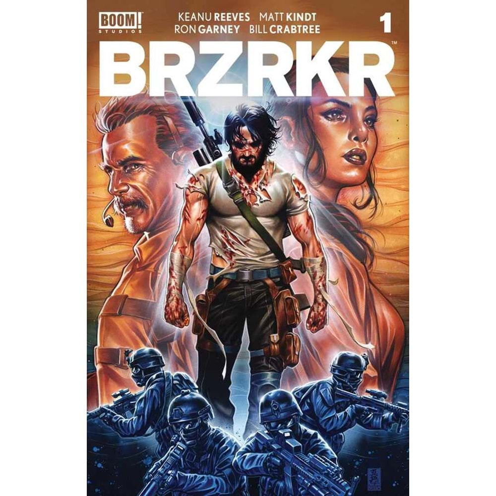 BRZRKR (BERZERKER) # 1 COVER D BROOKS FOIL VARIANT