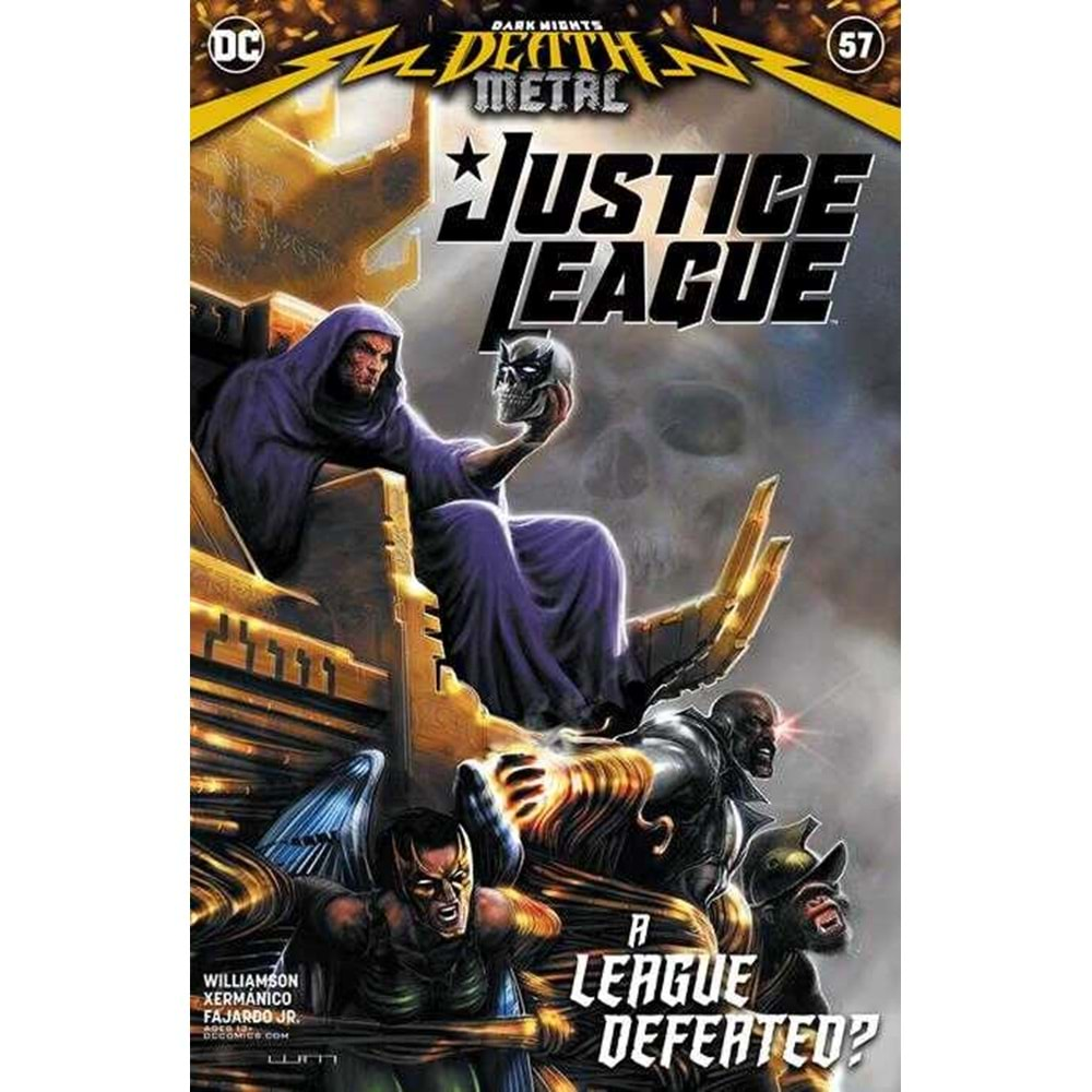 JUSTICE LEAGUE (2018) # 57 COVER A LIAM SHARP (DARK NIGHTS DEATH METAL)