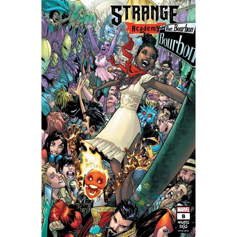 STRANGE ACADEMY # 8 RAMOS MARDIS GRAS VARIANT