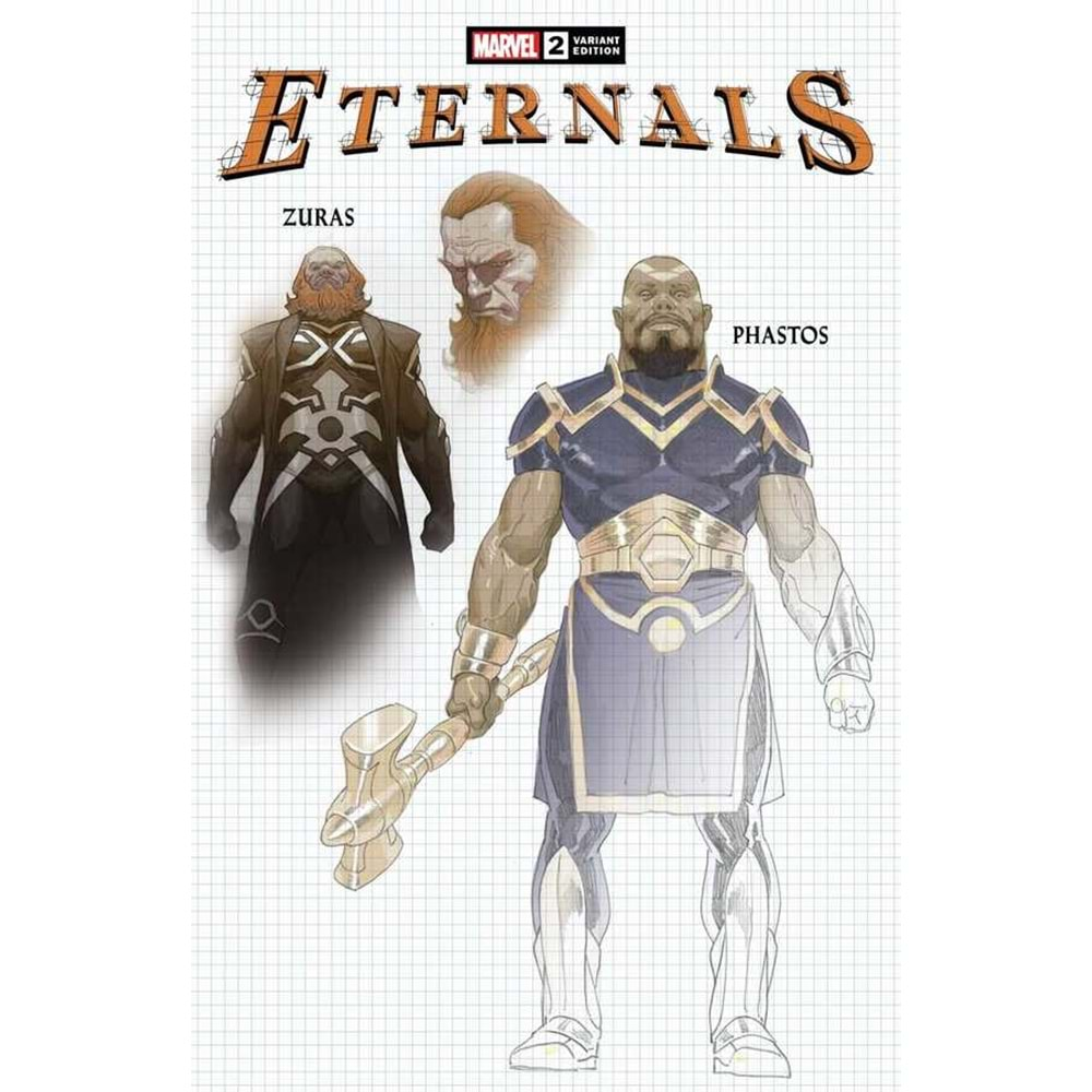 ETERNALS (2021) # 2 1:10 RIBIC DESIGN VARIANT