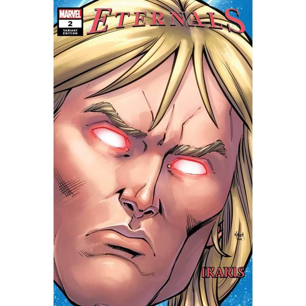 ETERNALS (2021) # 2 NAUCK HEADSHOT VARIANT