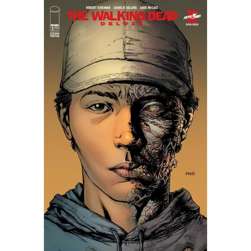 WALKING DEAD DELUXE # 2 COVER A FINCH & MCCAIG SECOND PRINTING