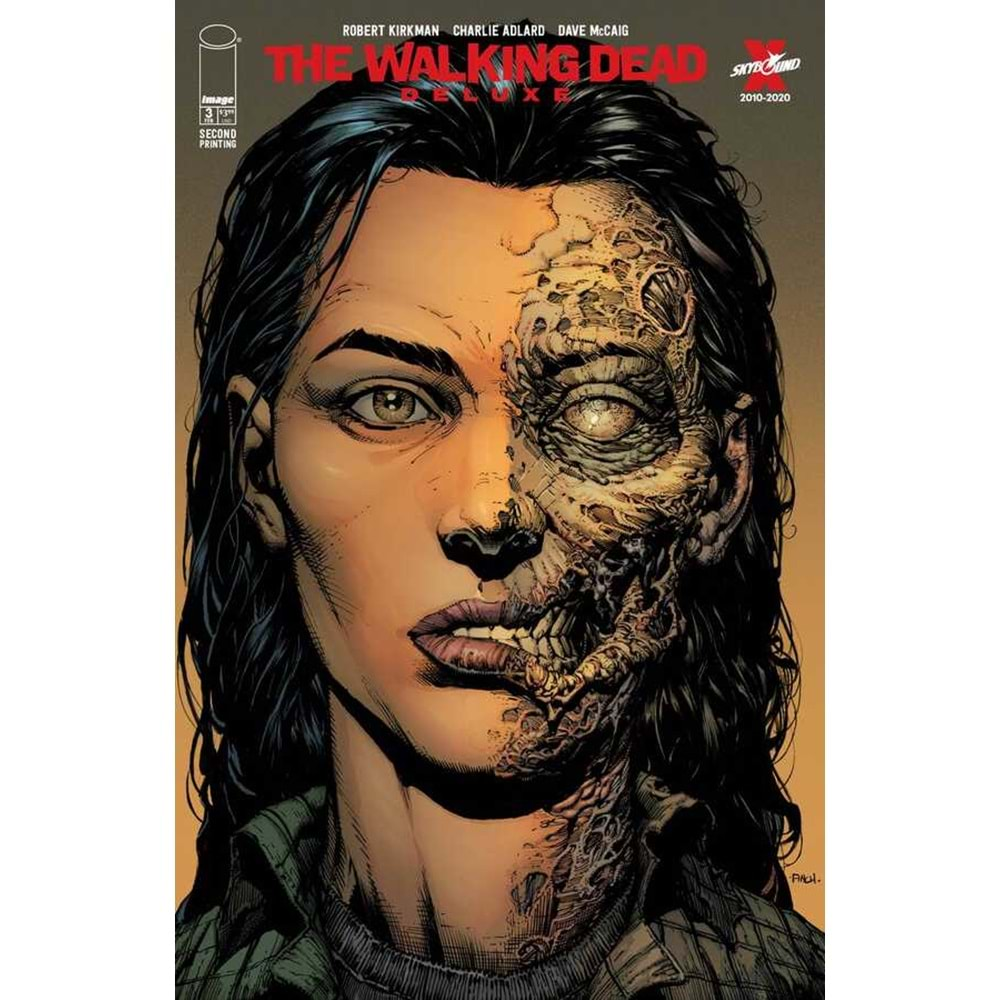 WALKING DEAD DELUXE # 3 COVER A FINCH & MCCAIG SECOND PRINTING