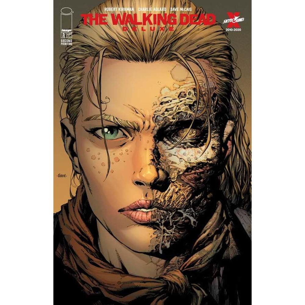 WALKING DEAD DELUXE # 5 COVER A FINCH & MCCAIG SECOND PRINTING