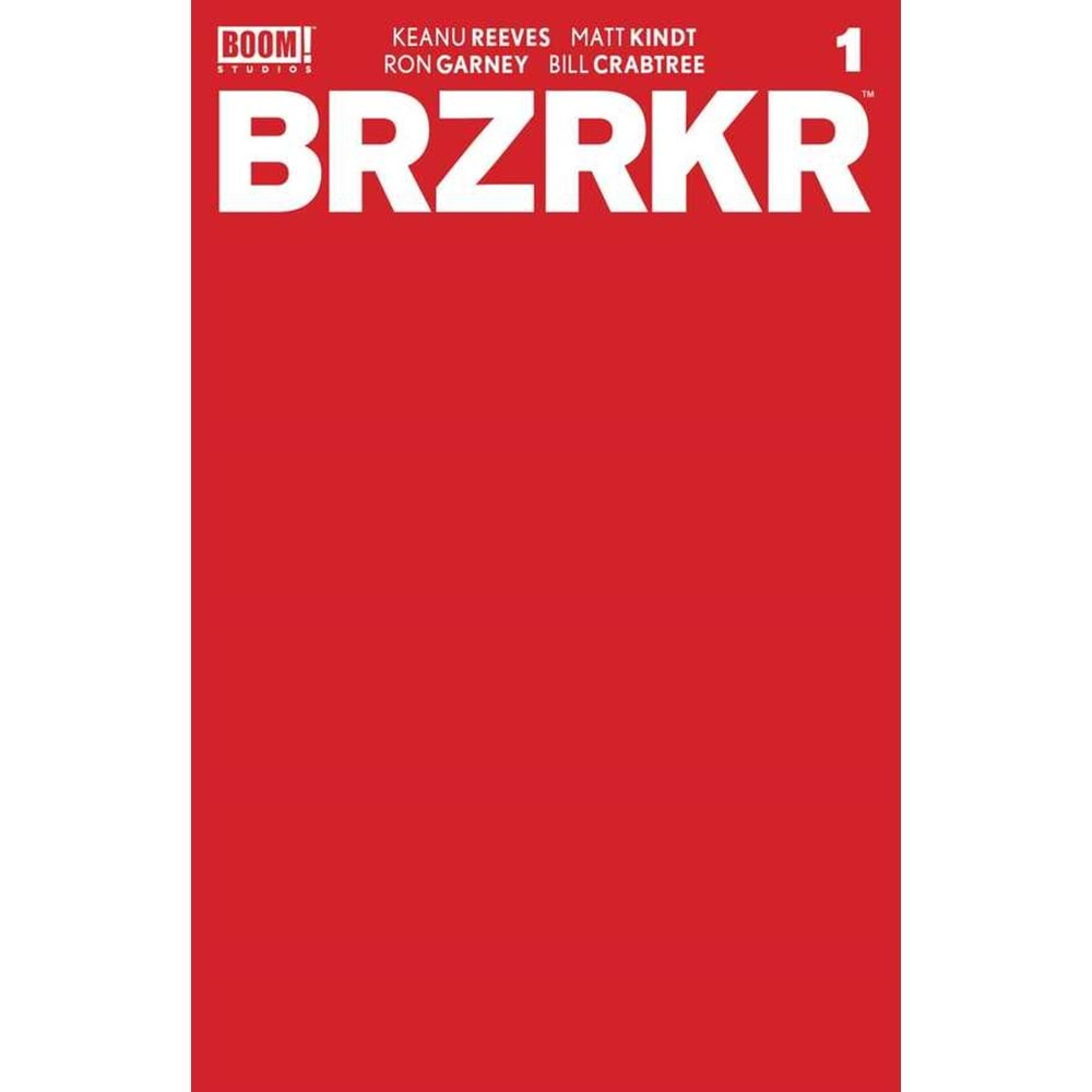 BRZRKR (BERZERKER) # 1 RED BLANK VARIANT