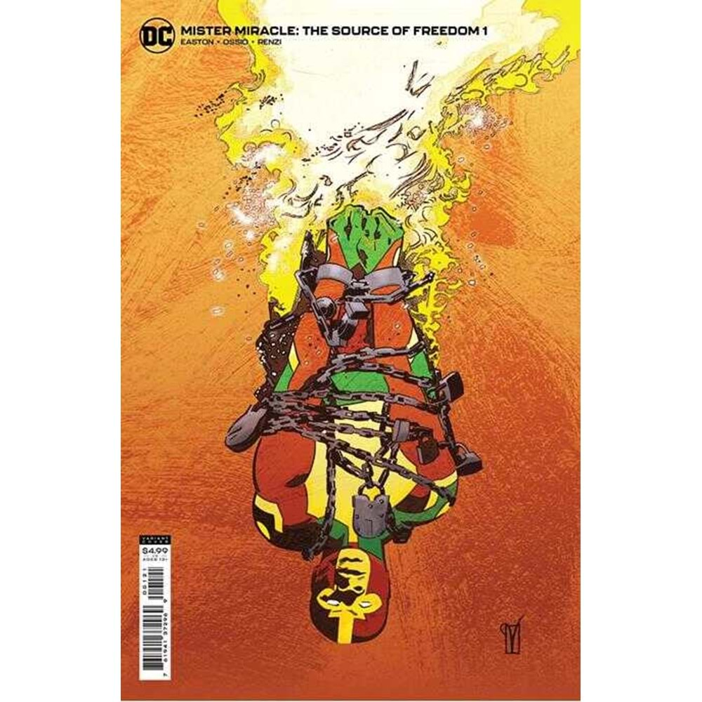 MISTER MIRACLE THE SOURCE OF FREEDOM # 1 (OF 6) COVER B VALENTINE DE LANDRO CARD STOCK VARIANT