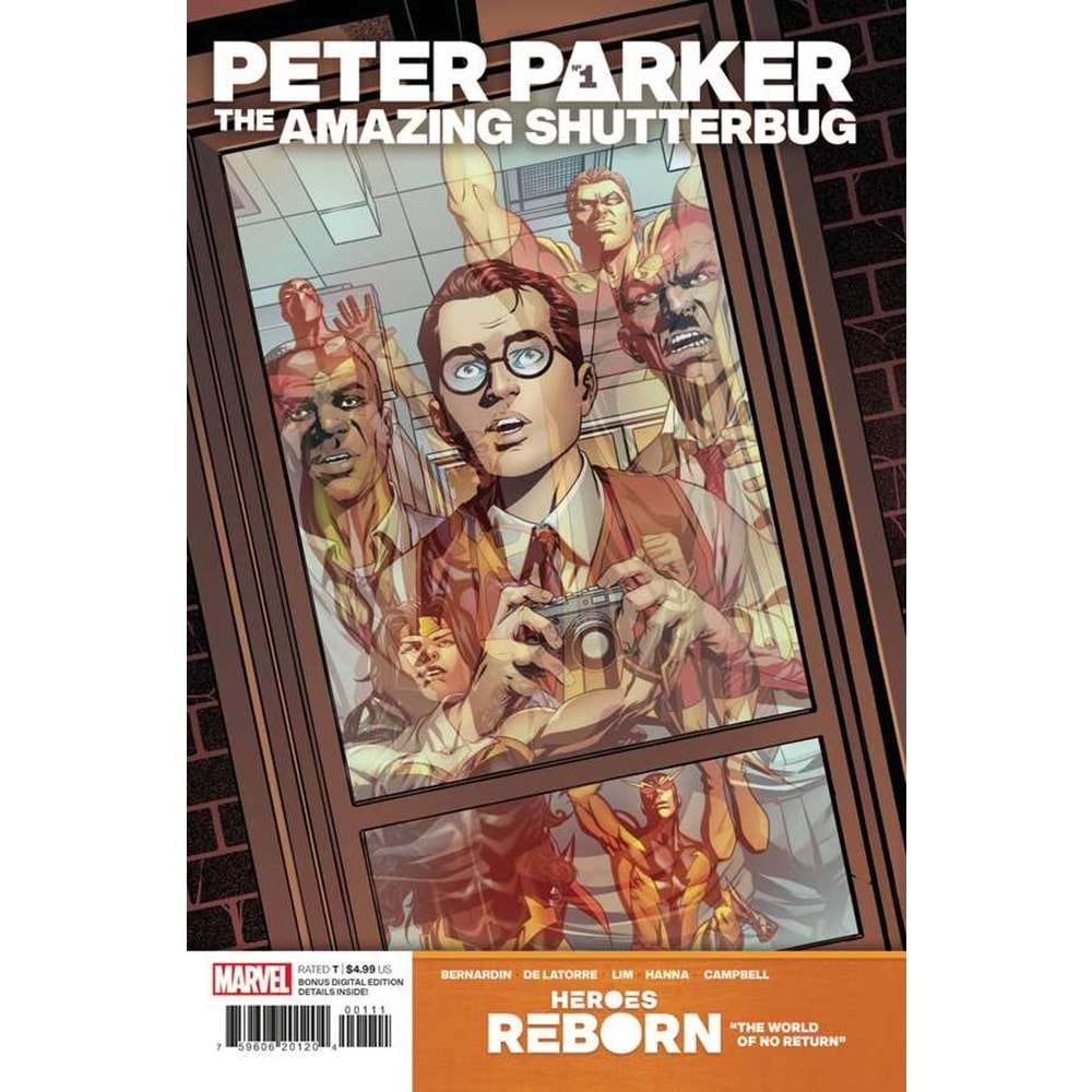 HEROES REBORN PETER PARKER THE AMAZING SHUTTERBUG # 1