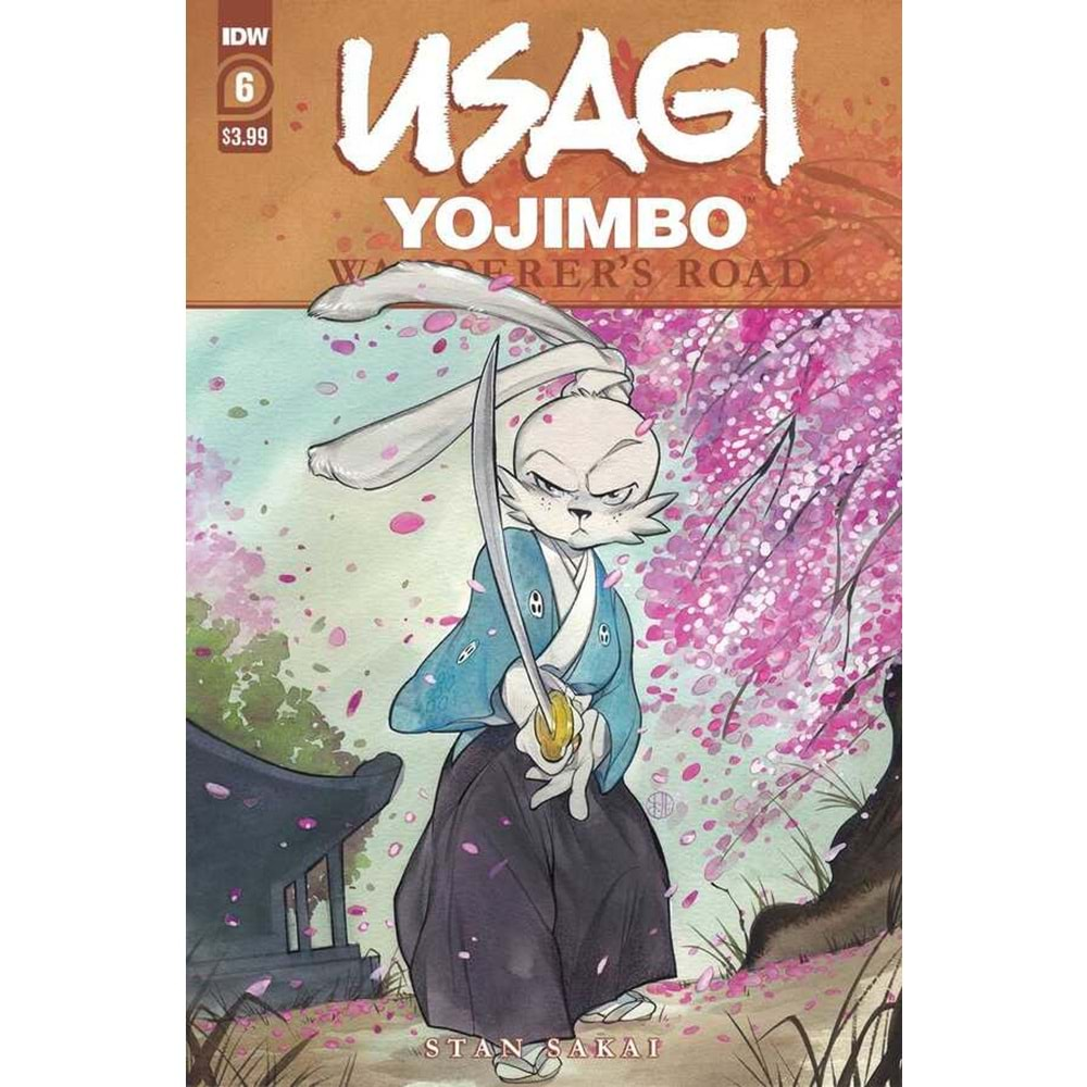 USAGI YOJIMBO WANDERERS ROAD # 6 (OF 6) PEACH MOMOKO COVER