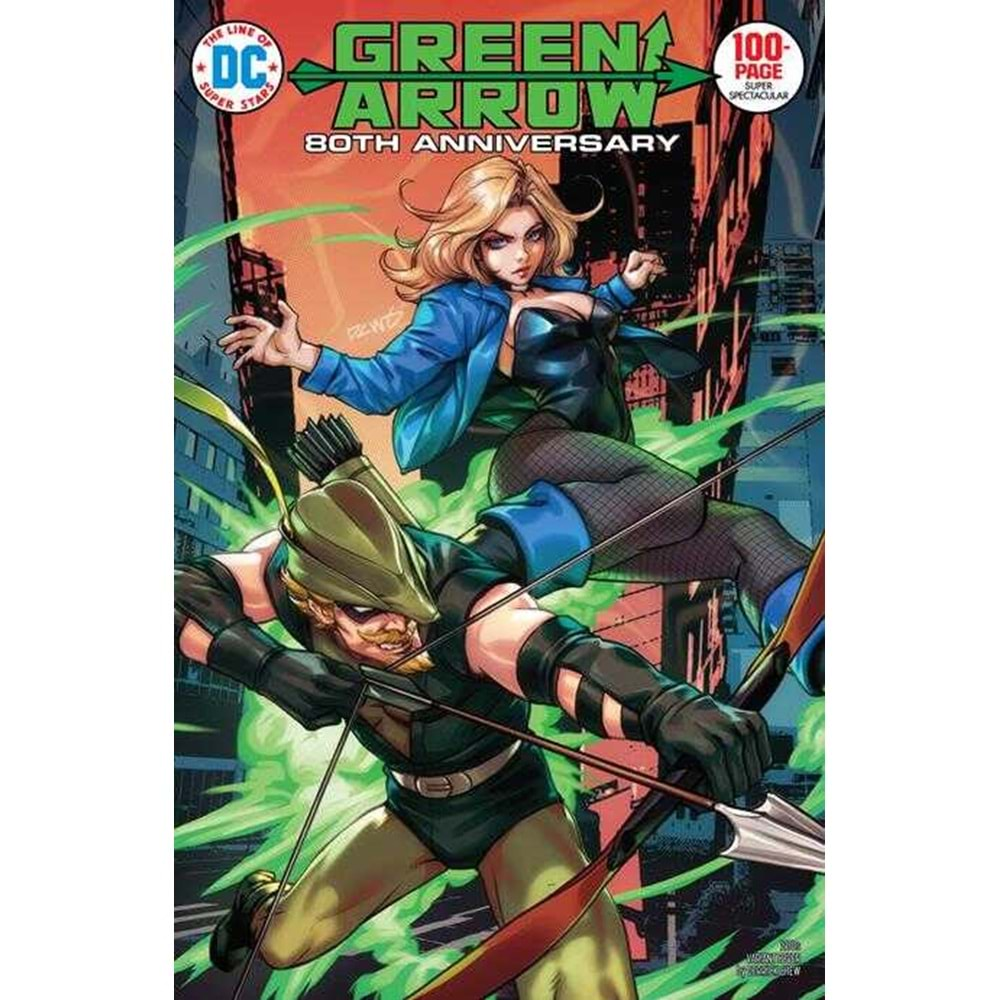 GREEN ARROW 80TH ANNIVERSARY 100-PAGE SUPER SPECTACULAR # 1 COVER E DERRICK CHEW 1970S VARIANT