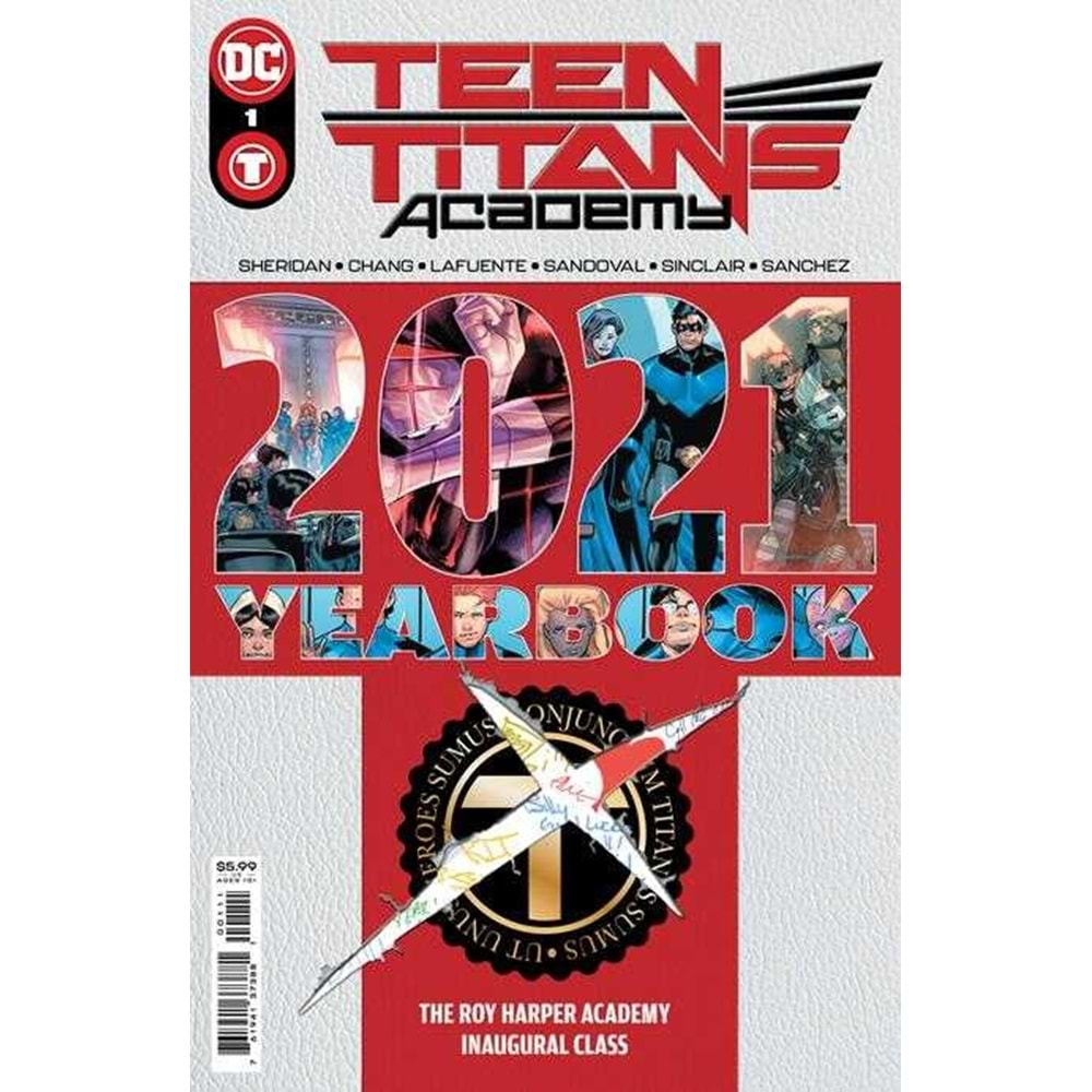 TEEN TITANS ACADEMY 2021 YEARBOOK # 1 COVER A VARIOUS