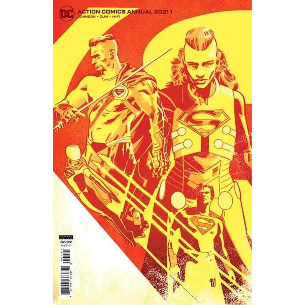 ACTION COMICS ANNUAL 2021 # 1 COVER B VALENTINE DE LANDRO CARD STOCK VARIANT