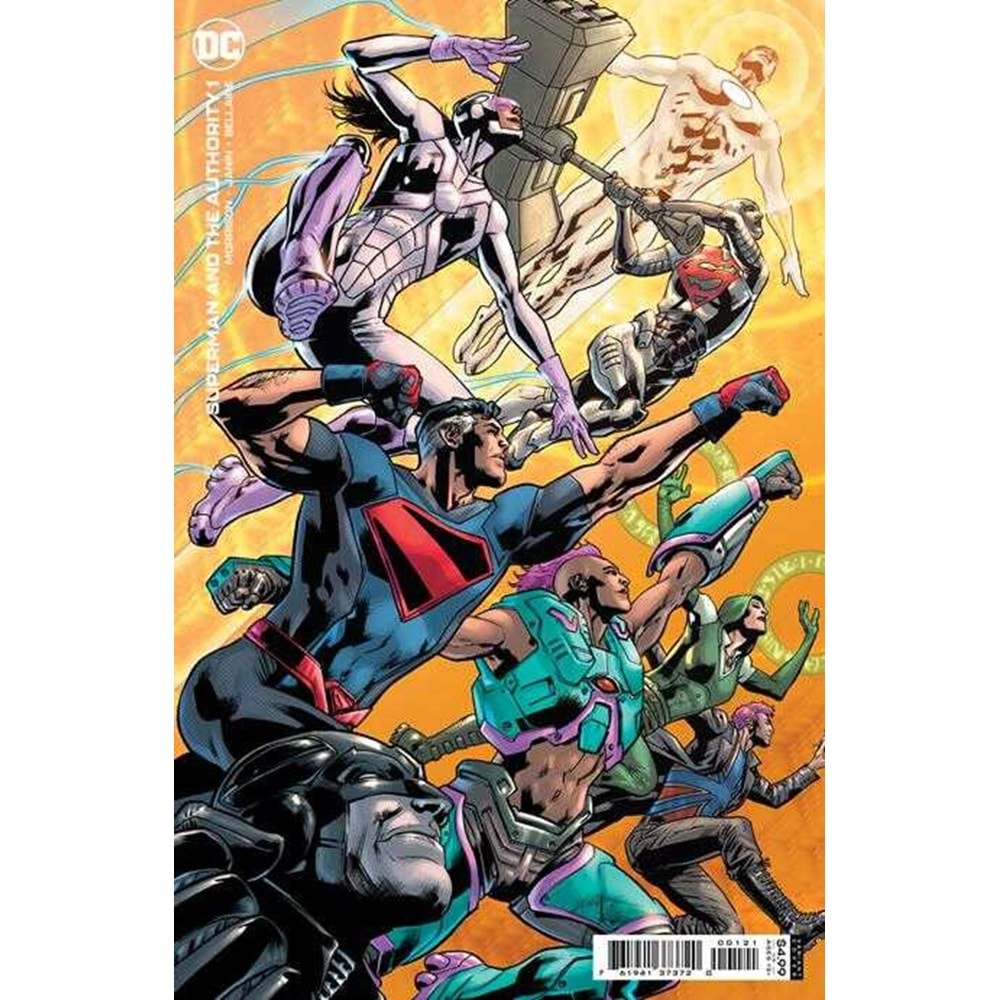 SUPERMAN AND THE AUTHORITY # 1 (OF 4) COVER B BRYAN HITCH CARD STOCK VARIANT