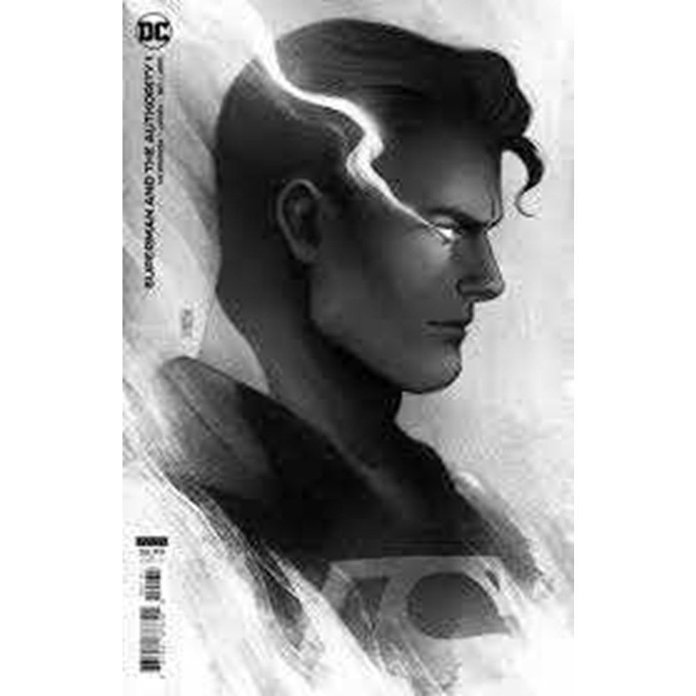 SUPERMAN AND THE AUTHORITY # 1 (OF 4) 1:25 JEN BARTEL HEADSHOT CARD STOCK VARIANT