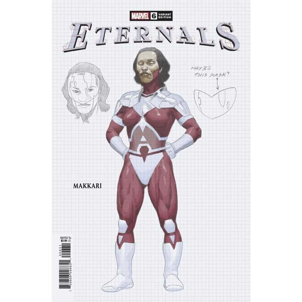 ETERNALS (2021) # 6 1:10 RIBIC DESIGN VARIANT