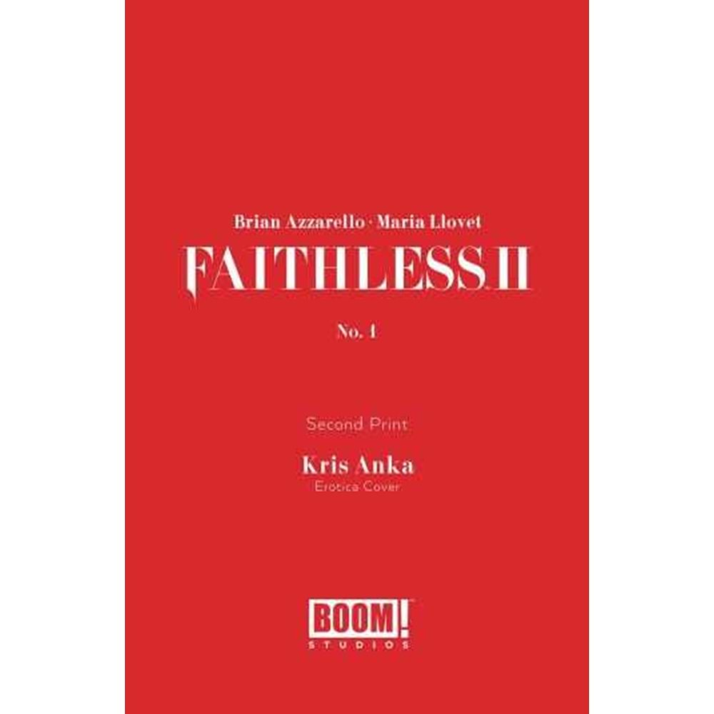 FAITHLESS II # 1 SECOND PRINTING EROTICA VARIANT