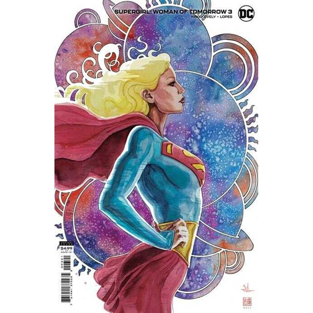 SUPERGIRL WOMAN OF TOMORROW # 3 (OF 8) COVER B DAVID MACK VARIANT