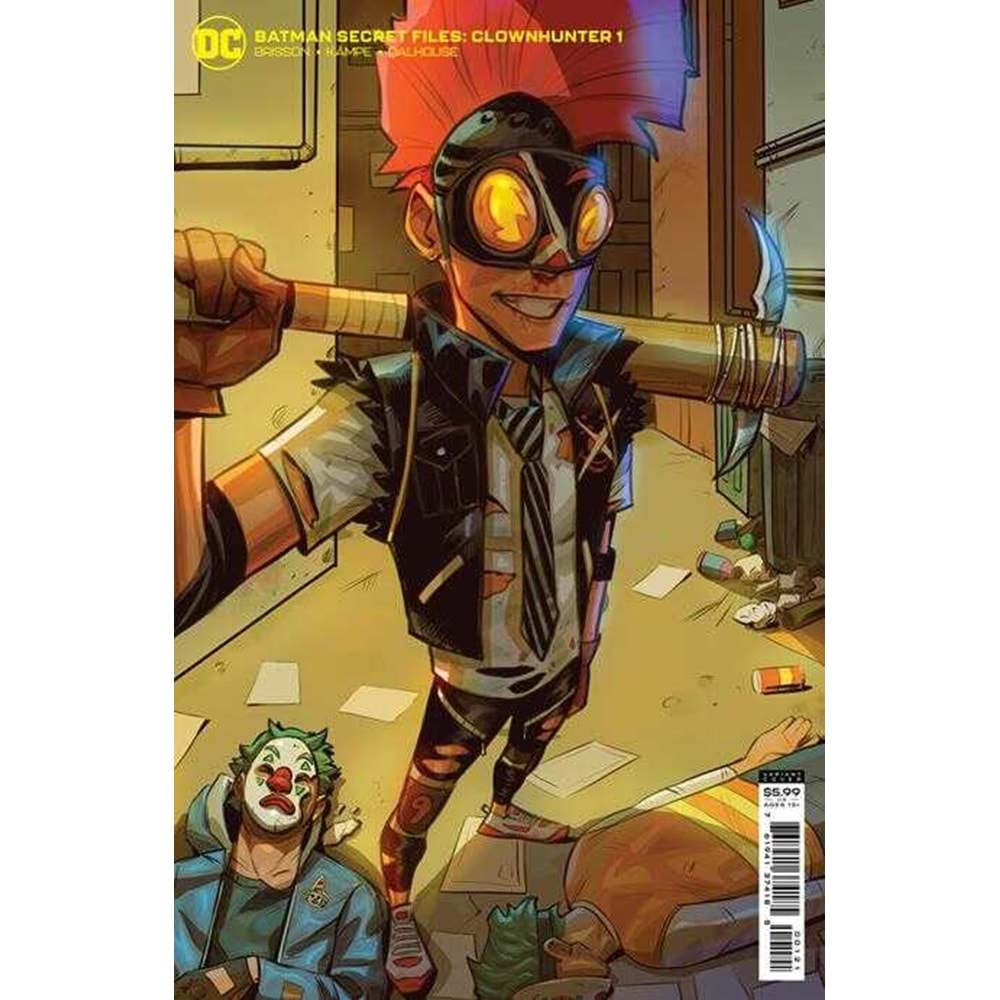 BATMAN SECRET FILES CLOWNHUNTER # 1 (ONE SHOT) COVER B KOFI OFOSU CARD STOCK VARIANT