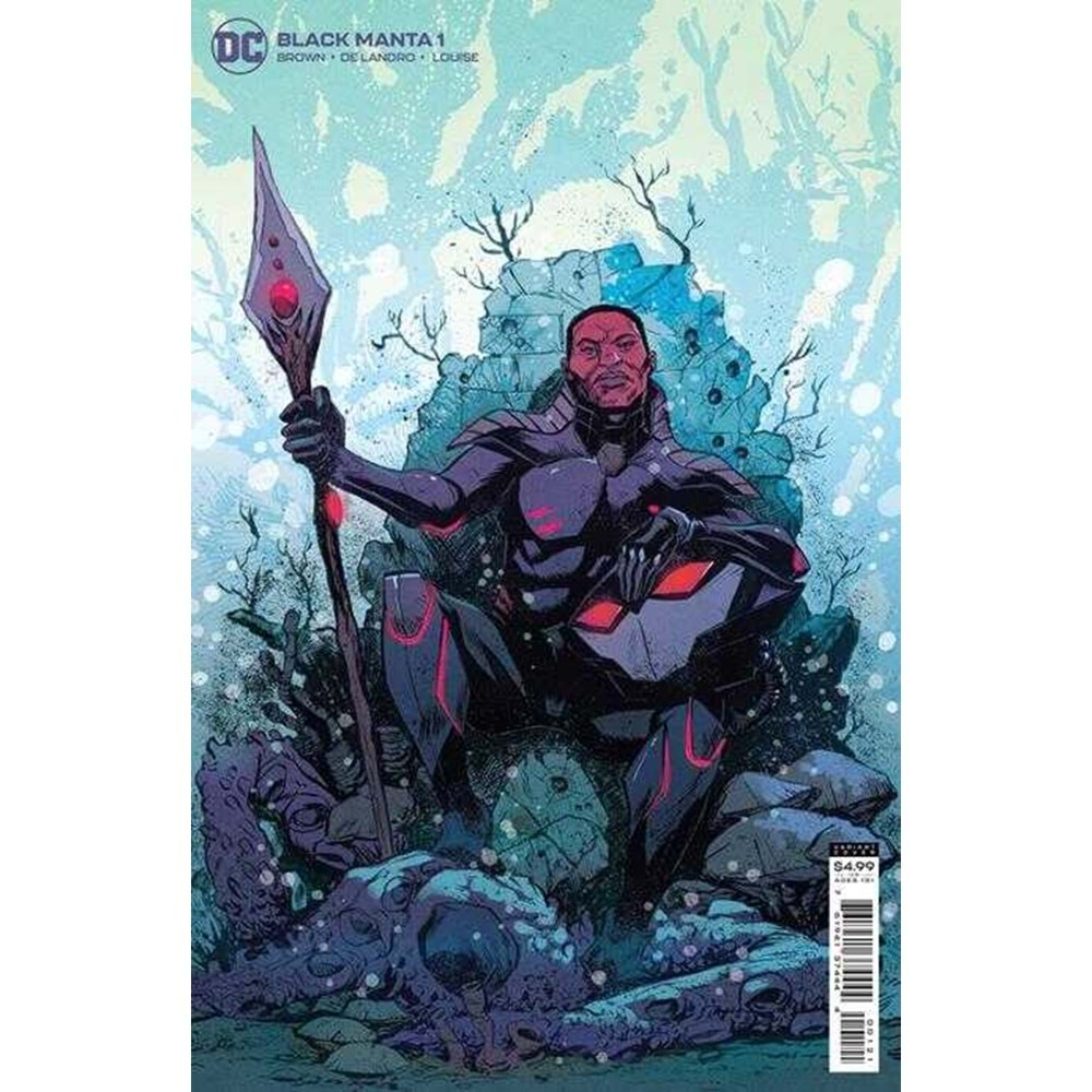 BLACK MANTA # 1 (OF 6) COVER B SANFORD GREENE CARD STOCK VARIANT