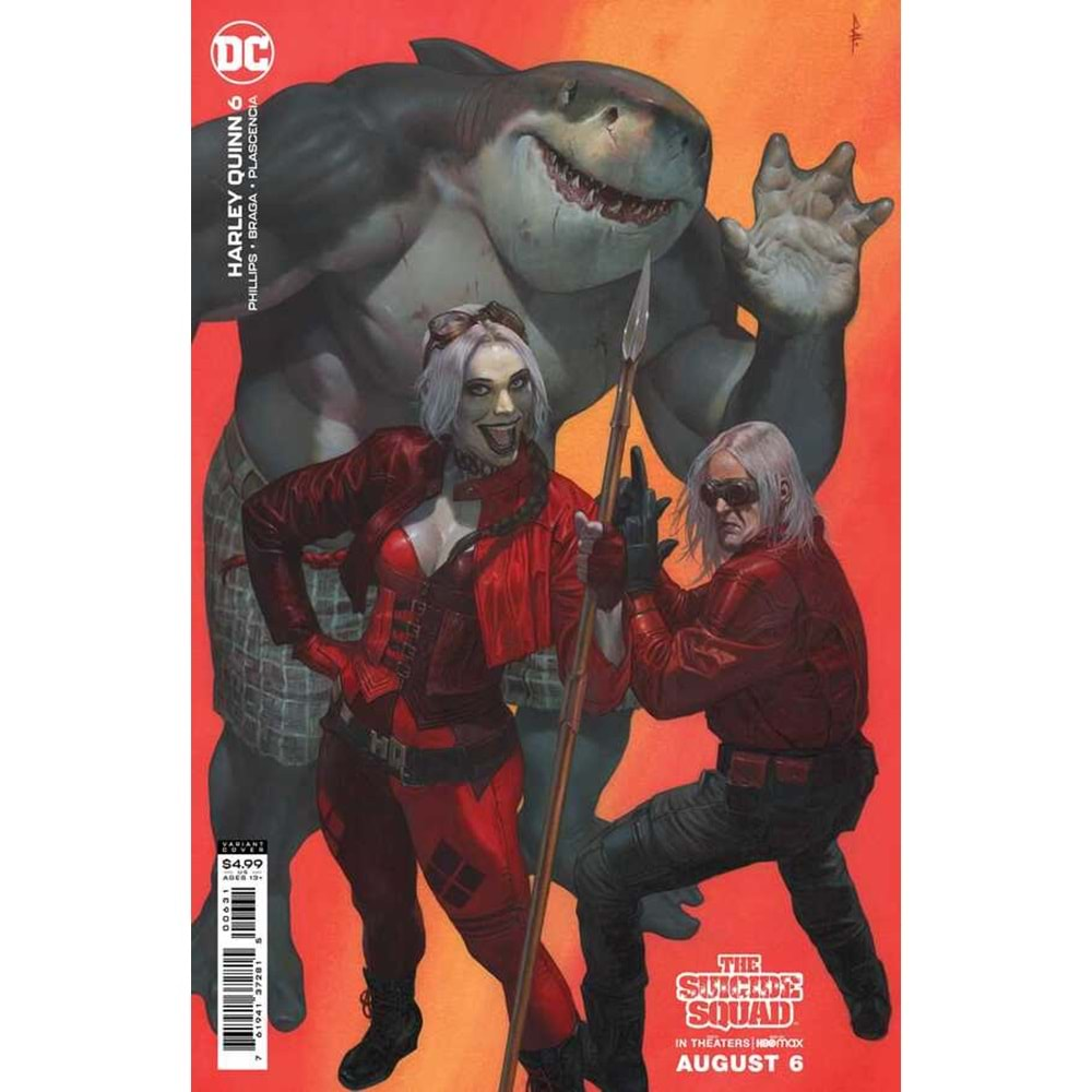 HARLEY QUINN (2021) # 6 COVER C RICARDO FEDERICI SUICIDE SQUAD MOVIE CARD STOCK VARIANT