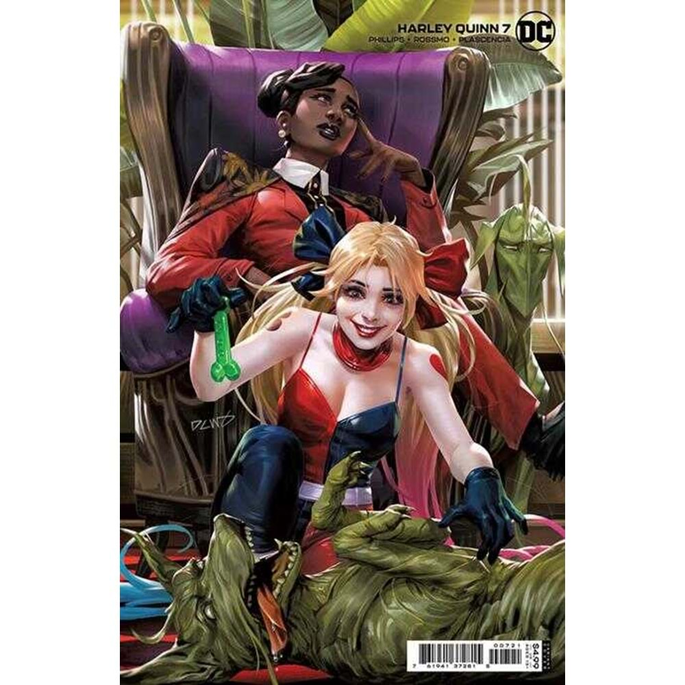 HARLEY QUINN (2021) # 7 COVER B DERRICK CHEW CARD STOCK VARIANT (FEAR STATE)