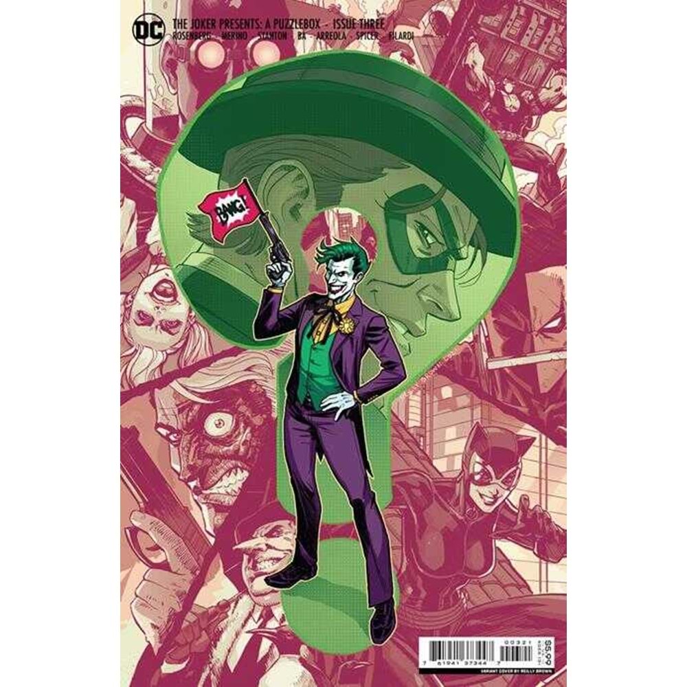 JOKER PRESENTS A PUZZLEBOX # 3 (OF 7) CVR B WILLIAM REILLY BROWN CARD STOCK VARIANT