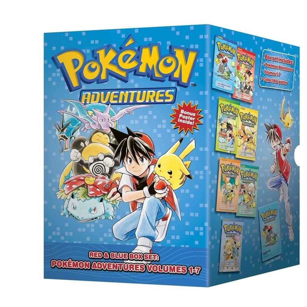 POKEMON ADVENTURES BOX SET VOLUME 1 RED AND BLUE